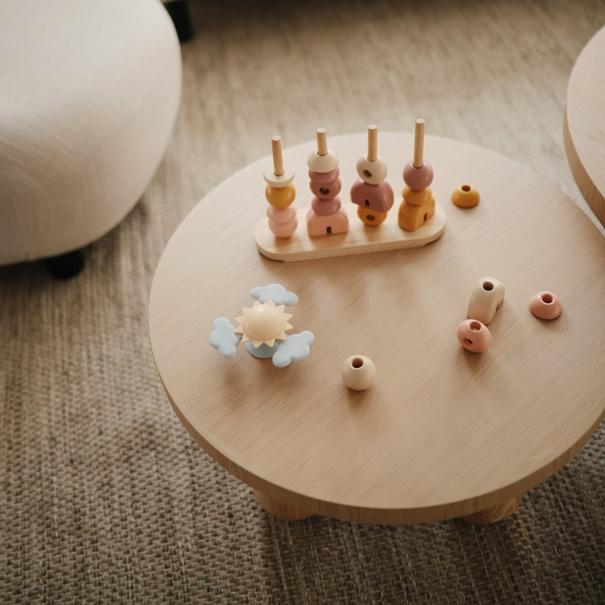 Wooden Multi Shape Stacker - Tenth &amp; Pine - Wooden Multi Shape Stacker - Sunrise