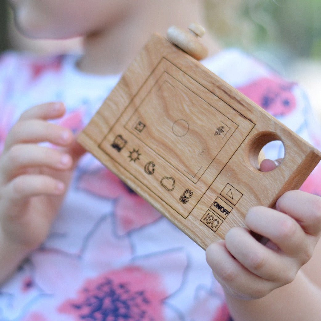 Wooden Toy Camera - Tenth &amp; Pine - Wooden Toy - 