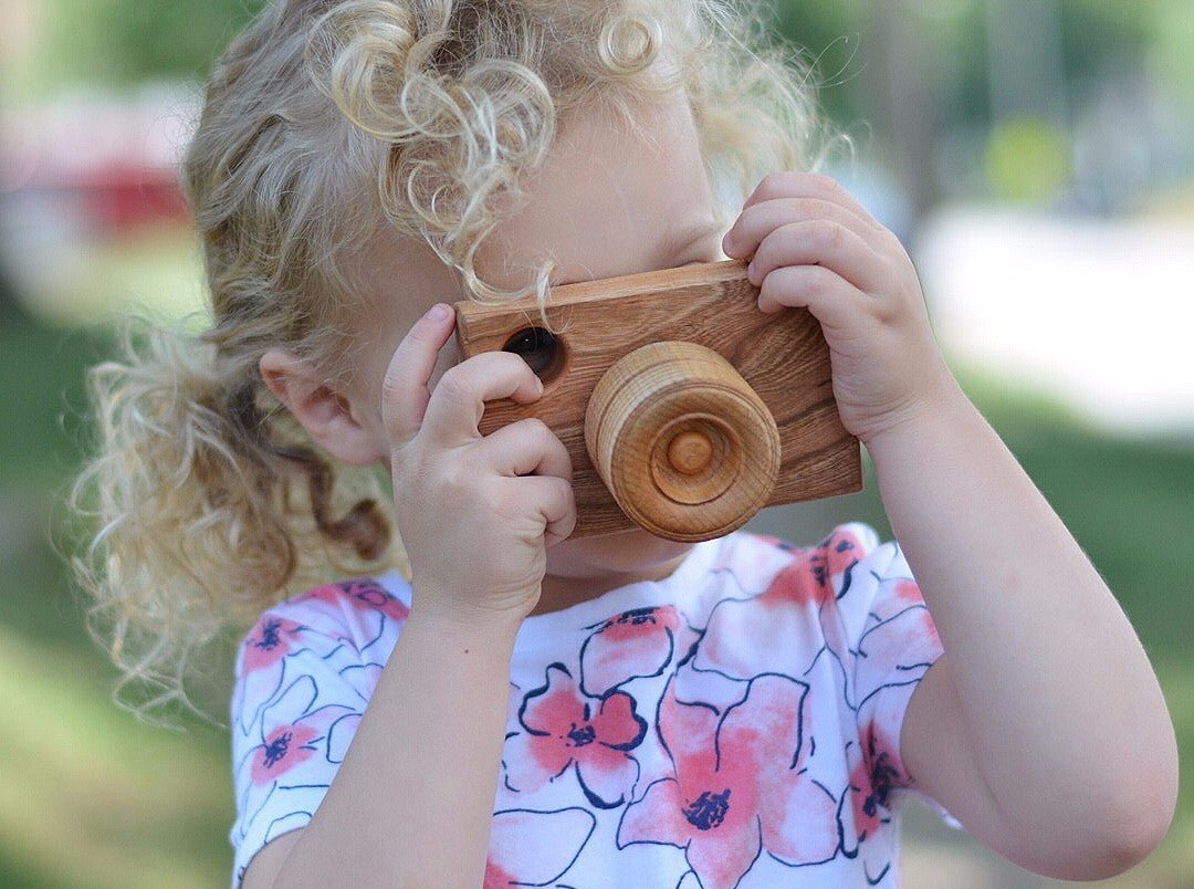 Wooden Toy Camera - Tenth &amp; Pine - Wooden Toy - 