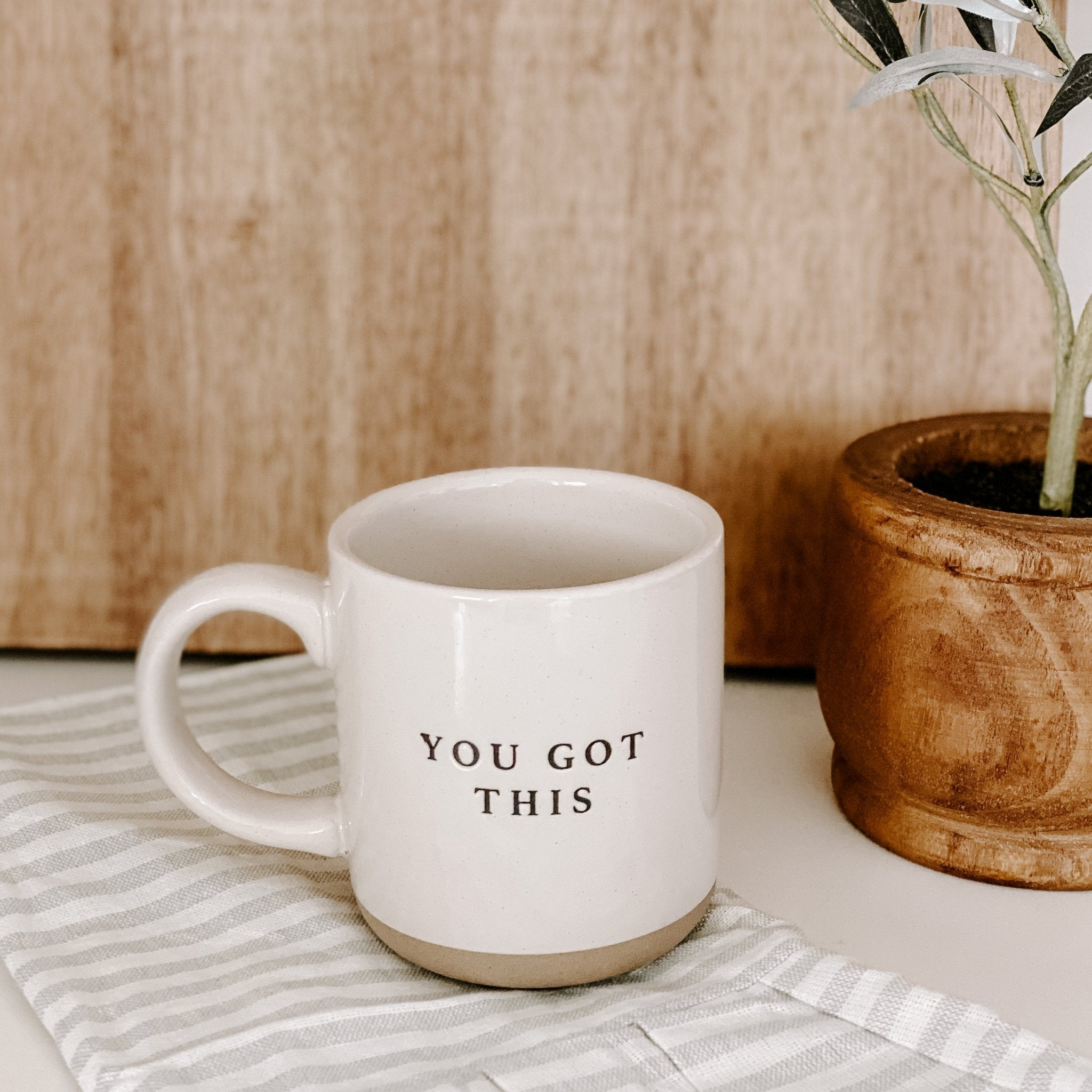 You Got This 14oz. Stoneware Coffee Mug - Tenth &amp; Pine - Coffee Mugs - 