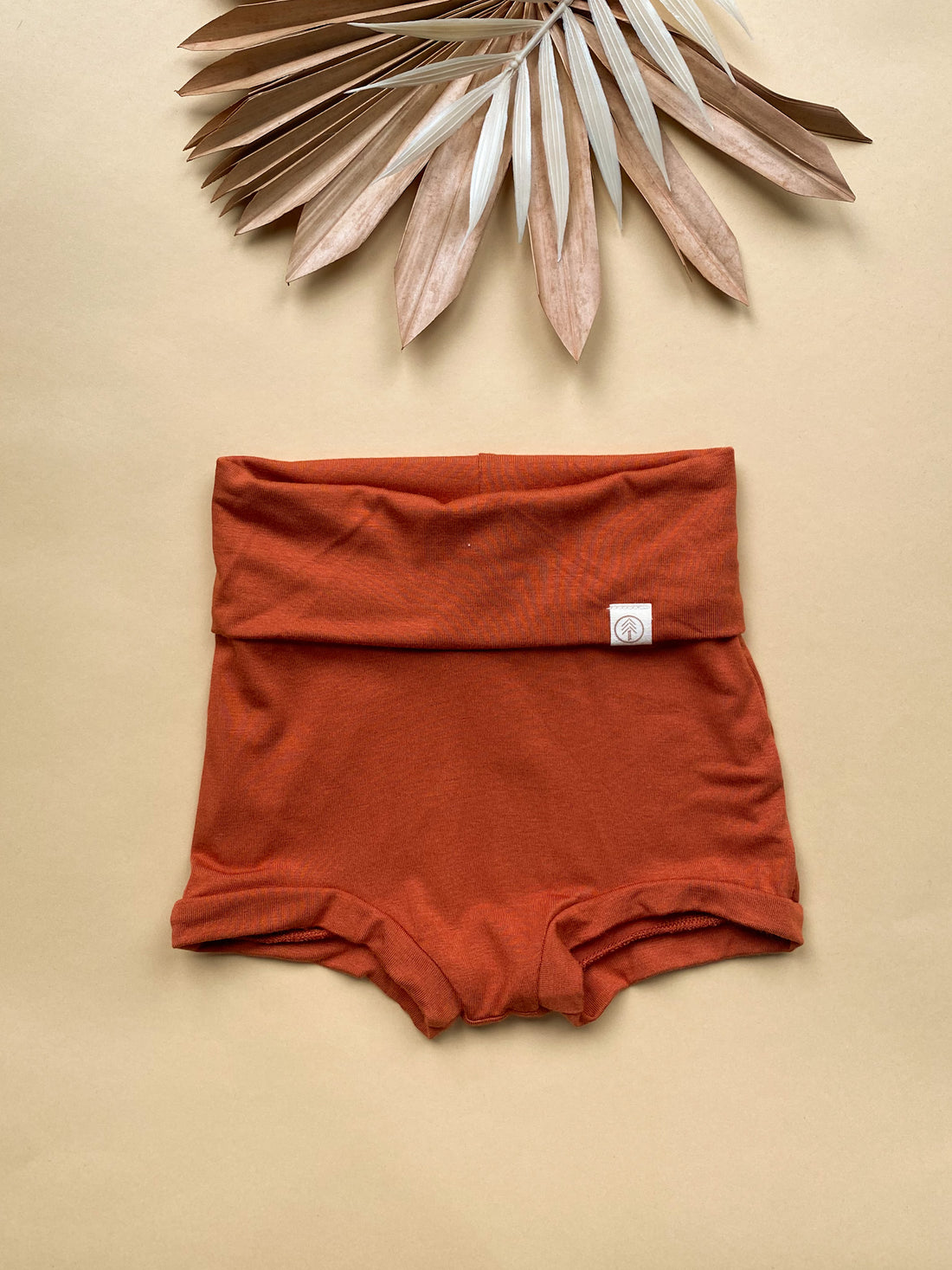 3T, 4T, 5T | Fold Over Bloomers | Rust | Bamboo