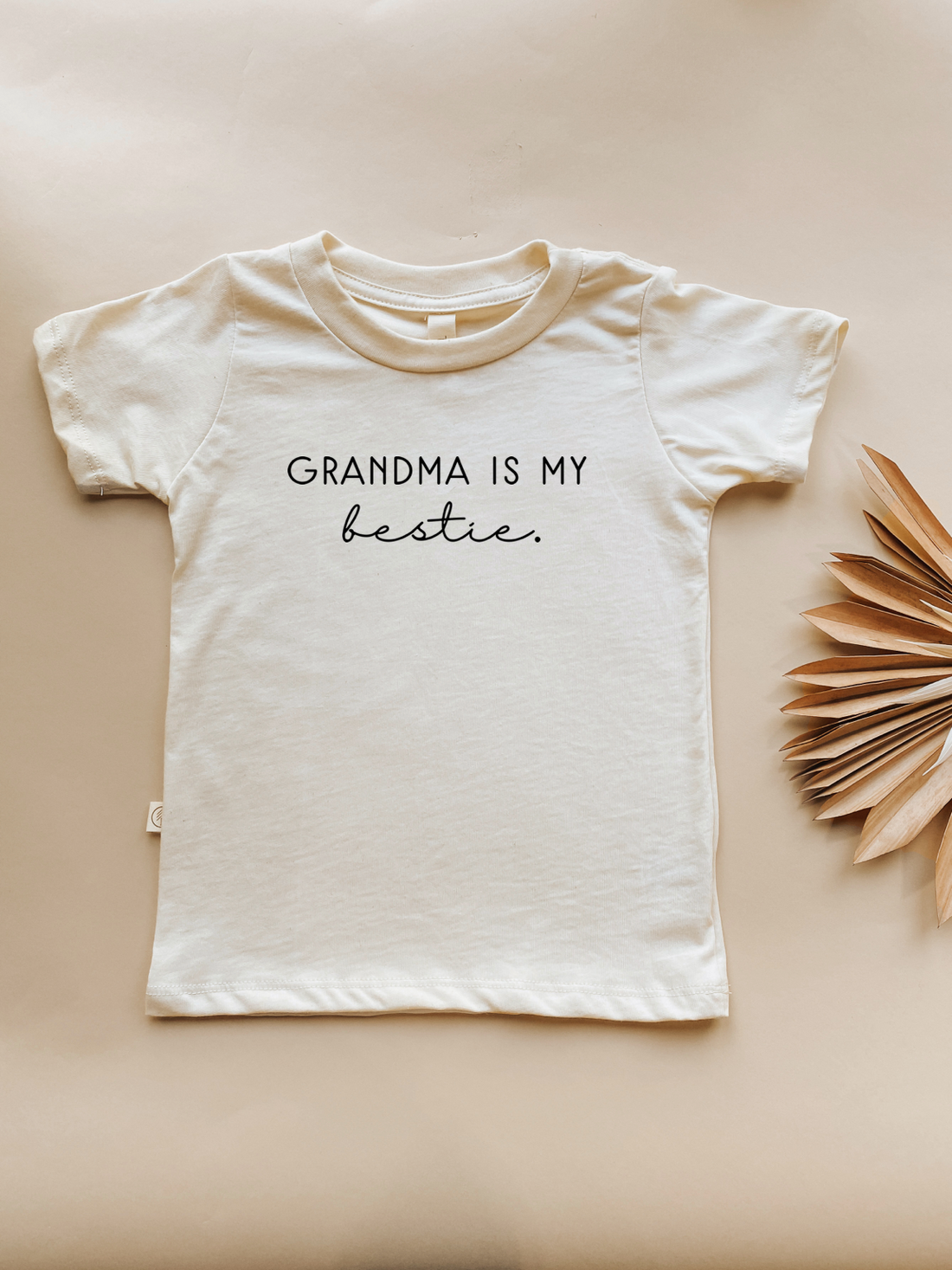Grandma is My Bestie - Organic Cotton Kids Graphic Tee